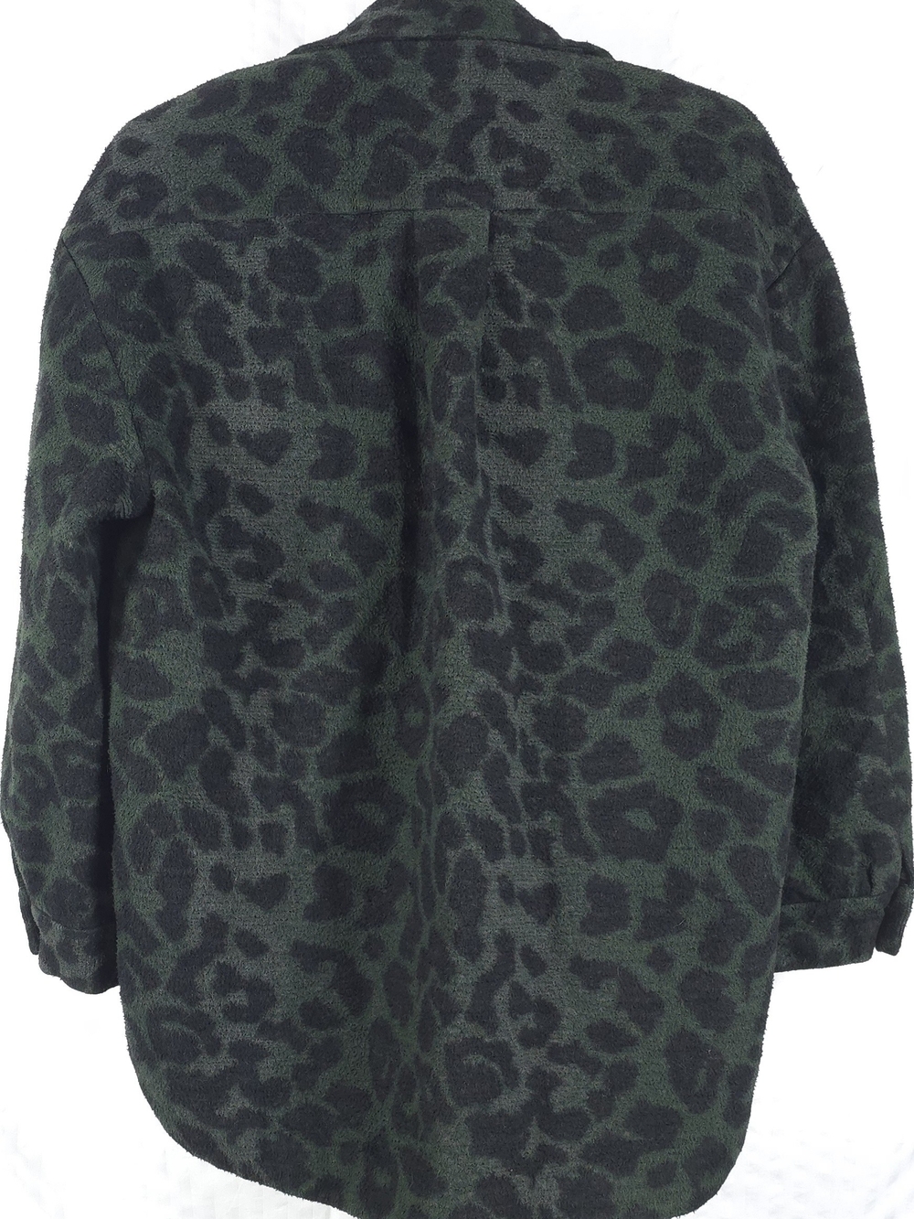 Rebecca Minkoff Raegan Green Leopard Jacket Med M - Picture 2 of 12